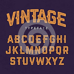 Vintage typeface