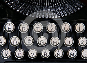 Antiguo máquina de escribir 
