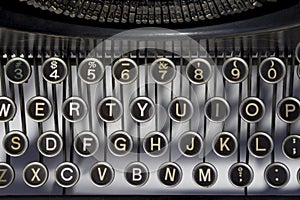 Vintage Typewriter Keyboard