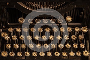 Vintage Typewriter Keys