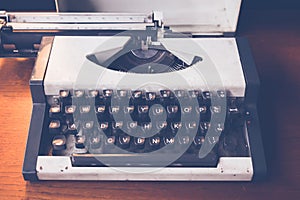 Starodávný psací stroj 
