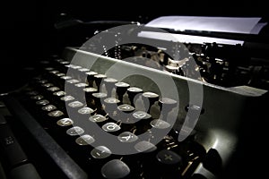 Vintage typewriter