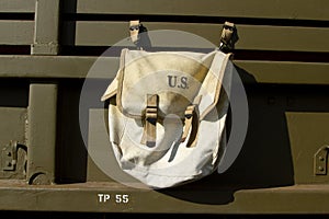 Vintage U.S. millitary satchel.