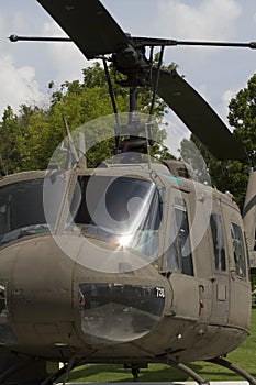 Vintage UH-1 Huey helicopter