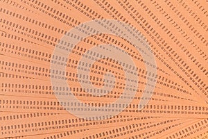 Vintage unused computer punch cards