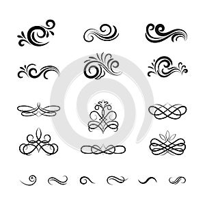 Vintage Vector Decorative Elements and Ornaments