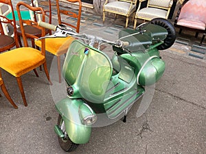 Vintage Vespa, exploration and lifestyle