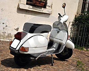 Vintage Vespa scooter