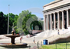 Vintage view Columbia University - NYC