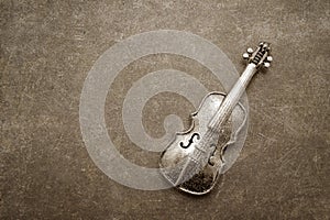 Vintage violin decoration