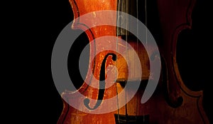 Vintage violin detail img