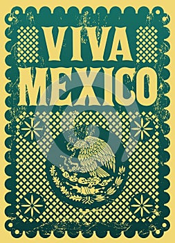 Vintage Viva Mexico - mexican holiday photo