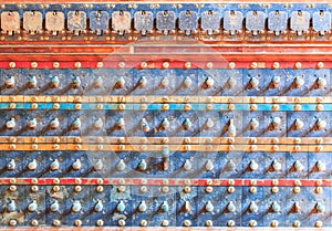 Vintage volume of old amplifier