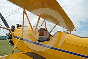 Vintage 1930 WACO Taperwing Biplane