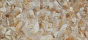 Vintage Wall Texture from Stone Form. Stonework