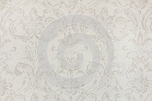 Vintage wallpaper with curls