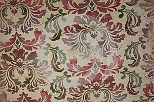 Vintage wallpaper floral pattern background