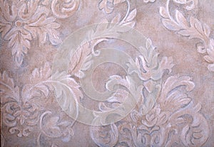 Vintage wallpaper with vignette victorian pattern
