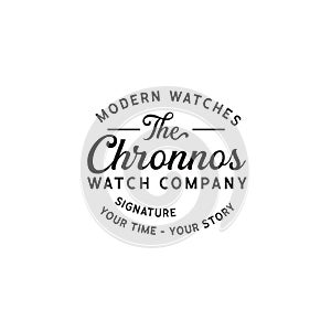 Vintage Watch Logo business industry