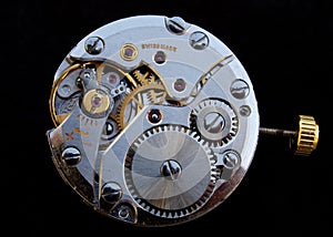 Vintage watch mechanism