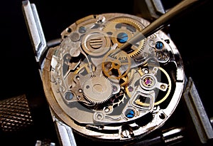 vintage watch mechanism