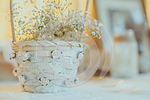 Vintage wedding decoration