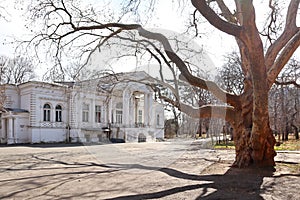 Vintage white Ashkenazi dacha in Odessa, Ukraine