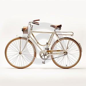 Vintage White Bicycle: Danish Design With Exquisite Craftsmanship