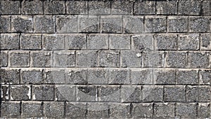 Vintage white concrete brick wall texture for design