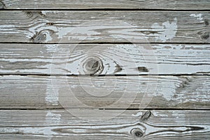 Vintage white and dark wood plank background. Old wooden wall. Weathered white painted wooden wall