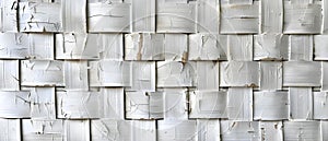 Vintage White-Painted Bamboo Weave Texture. Concept Vintage, White-painted, Bamboo Weave, Texture