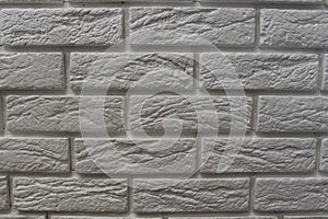 Vintage white wash brick wall texture for design