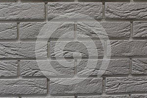 Vintage white wash brick wall texture for design