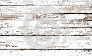 Vintage white wood background