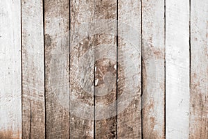 Vintage white wood background