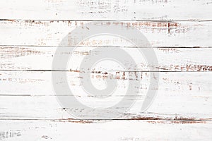 Vintage white wood background