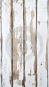 Vintage White Wooden Panel Texture Background for Interior Design and DIY Projects Distressed Wood Surface with Peeling Paint and