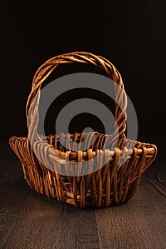 Vintage wicker basket