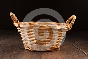 Vintage wicker basket