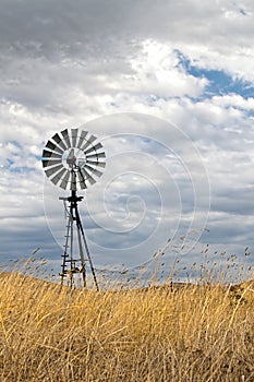 Vintage Wind Mill in Central California