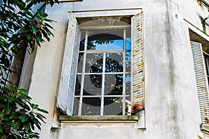 Vintage Window Detail Residential Palace House Home