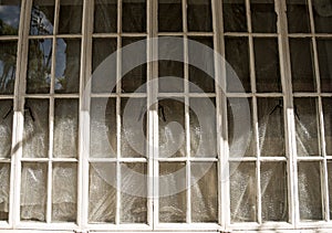 Vintage grungy and dirty window photo