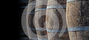 Wine barrel texture
