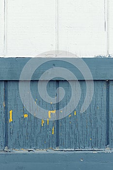 Vintage wood background with peeling paint.