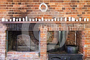 Vintage wood burning kitchen stove