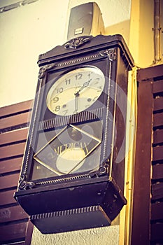 Vintage wood clock