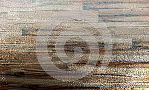 Vintage Wood Floor Background Texture with water drops.