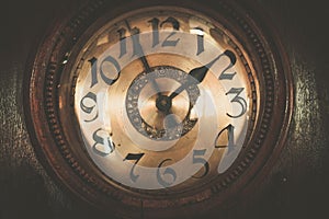 Vintage wooden clock