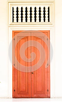 Vintage wooden door.