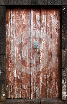 Vintage wooden door